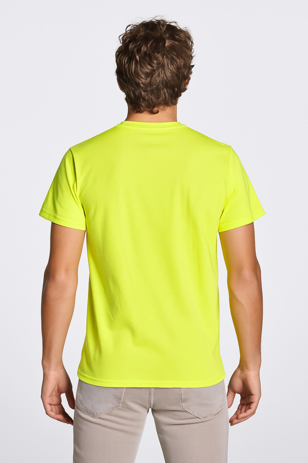 T-Shirt monochrome DOGO PREMIUM LIME YELLOW 190gr