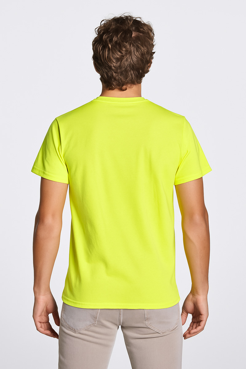 T-Shirt monochrome DOGO PREMIUM LIME YELLOW 190gr