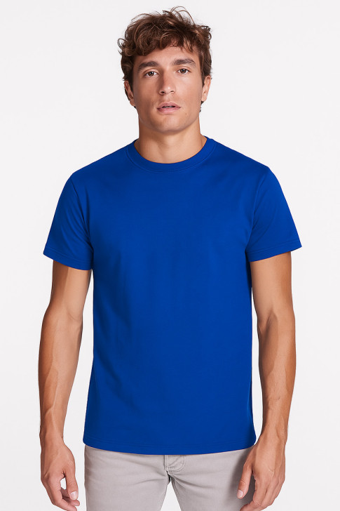 T-Shirt monochrome DOGO PREMIUM blue roua 190gr