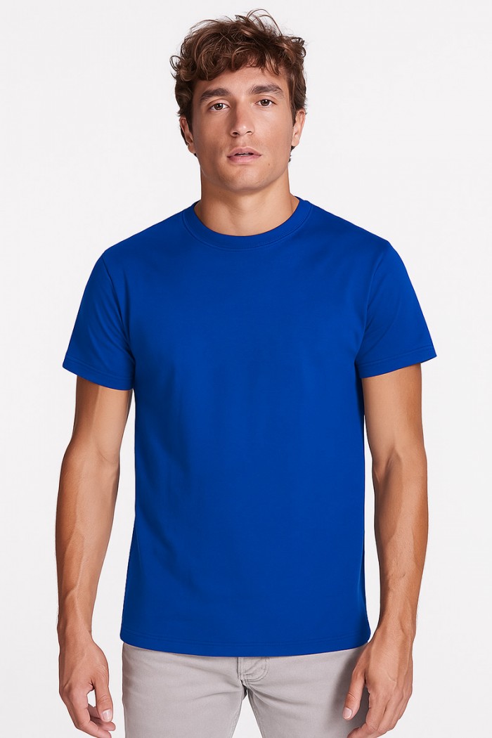 T-Shirt monochrom DOGO PREMIUM blau roua 190gr