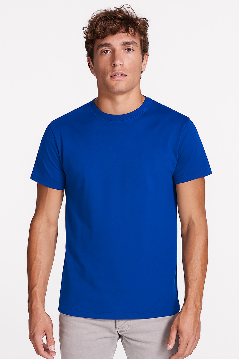 T-Shirt monochrome DOGO PREMIUM blue roua 190gr