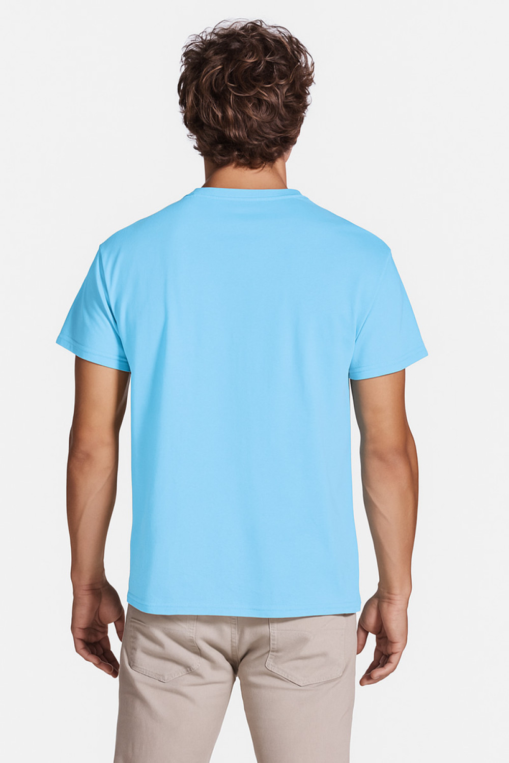 T-Shirt monochrome DOGO PREMIUM SKY BLUE 190gr