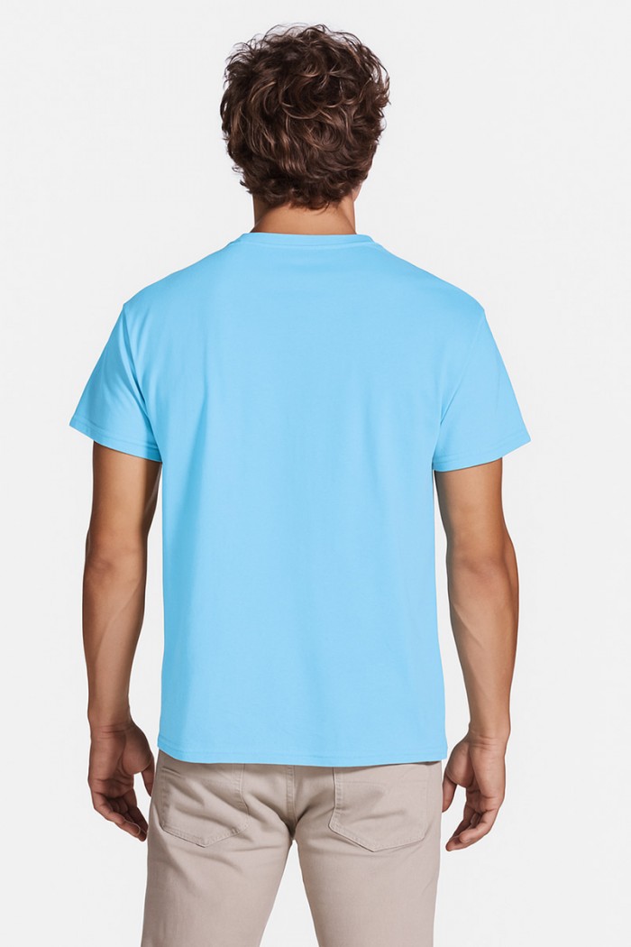 T-Shirt monochrom DOGO PREMIUM SKY BLUE 190gr