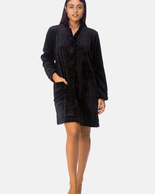 Fleece hoodless KOYOTE hooded sweatshirt Black KΓ5337-2