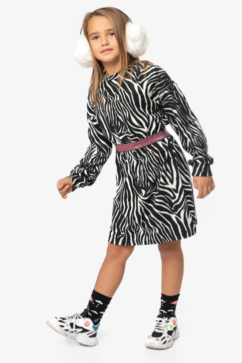 Children's dress SERAFINO ZEBRA Velvet