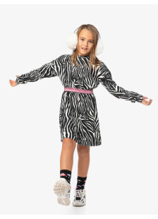 Children's dress SERAFINO ZEBRA Velvet