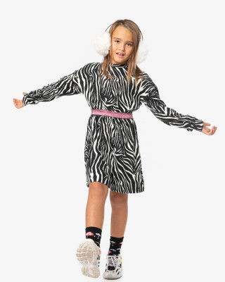 Children's dress SERAFINO ZEBRA Velvet