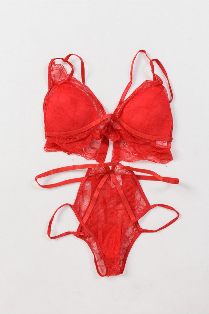 sexy dessous rot Aufkleber Sexy Frau im roten Dessous