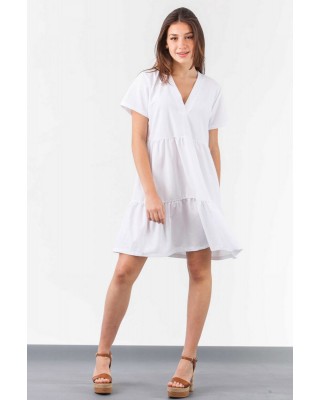 SIMPLE Festes Kleid V Volleys 230