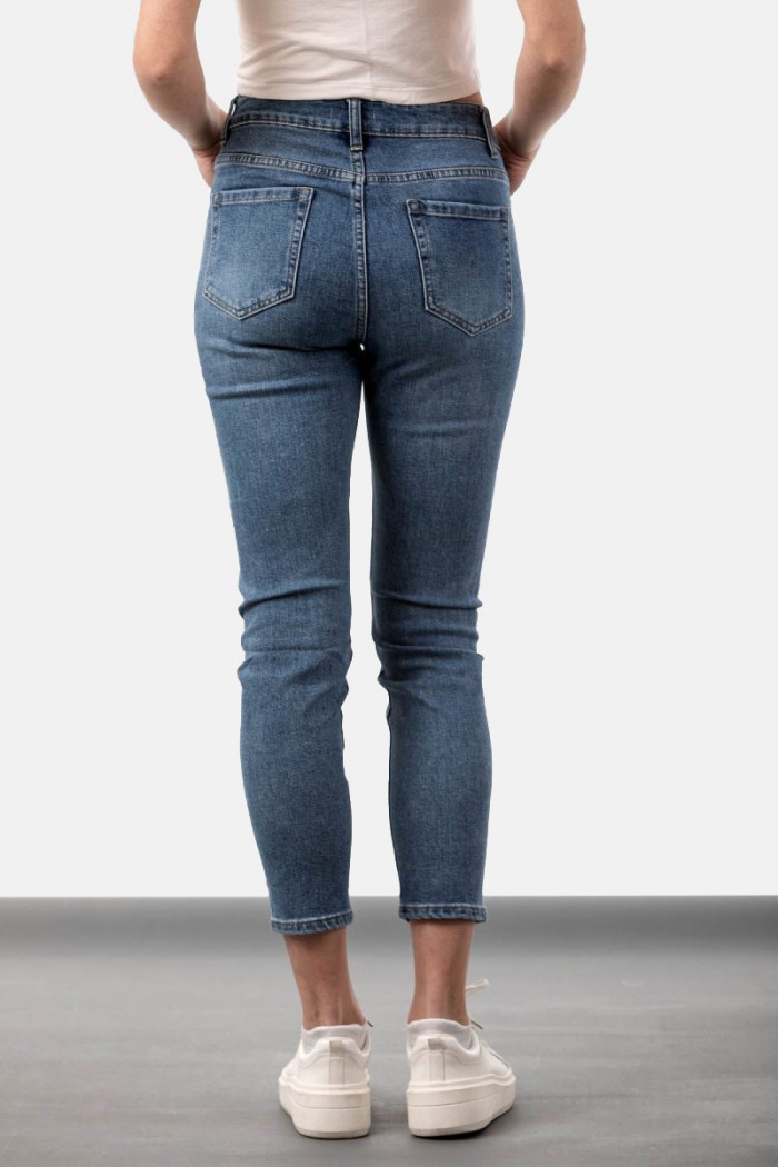 Pants Jeans Mom SIMPLE FASHION Dark 23 614