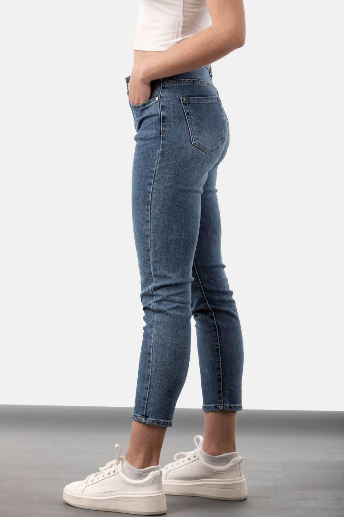 Pants Jeans Mom SIMPLE FASHION Dark 23 614