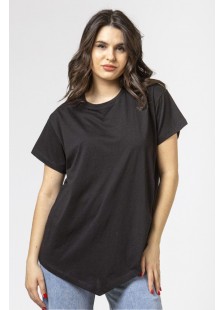 Baumwoll-Knotenbluse für Damen SIMPLE FASHION 24-145