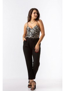 Women's scuba trousers SIMPLE FASHION 24-6000 Women's scuba trousers SIMPLE FASHION 24-6000