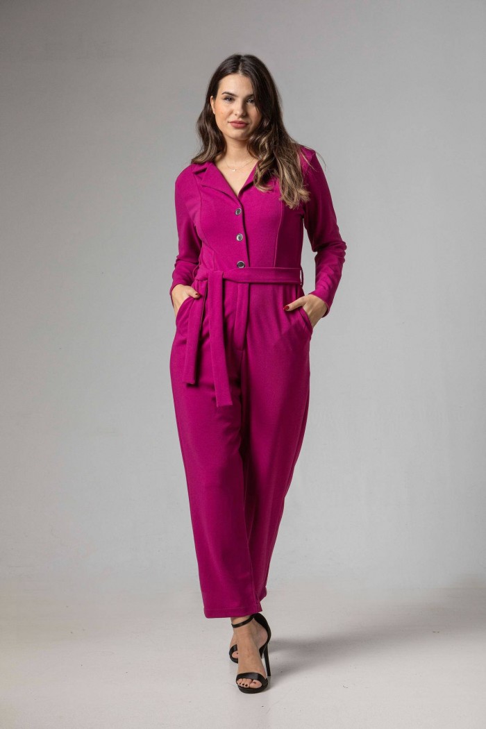Jumpsuit Scuba SIMPLE FASHION in 4 Farben 24-6020