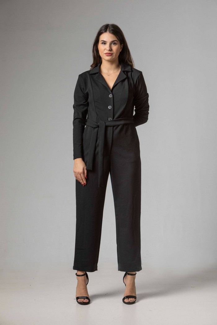 Jumpsuit Scuba SIMPLE FASHION in 4 Farben 24-6020