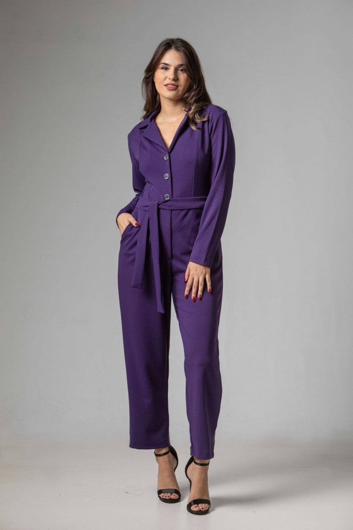 Jumpsuit Scuba SIMPLE FASHION in 4 Farben 24-6020