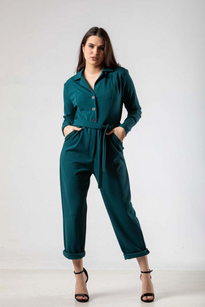Jumpsuit Scuba SIMPLE FASHION in 4 Farben 24-6020