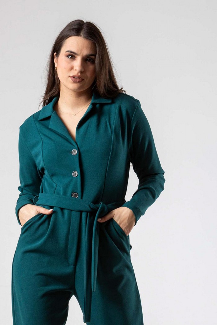 Jumpsuit Scuba SIMPLE FASHION in 4 Farben 24-6020