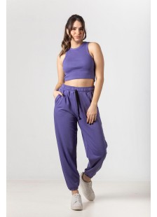 Sweatpants sweatshirt with elastic SIMPLE FASHION 24-603 Sweatpants sweatshirt with elastic SIMPLE FASHION 24-603