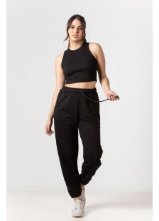 Sweatpants sweatshirt with elastic SIMPLE FASHION 24-603 Sweatpants sweatshirt with elastic SIMPLE FASHION 24-603