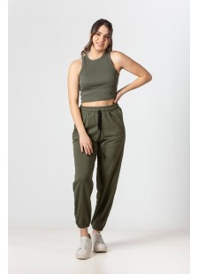 Sweatpants sweatshirt with elastic SIMPLE FASHION 24-603 Sweatpants sweatshirt with elastic SIMPLE FASHION 24-603