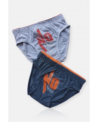Kids briefs for Boy NO EXCUSES random selection (2 Pieces)