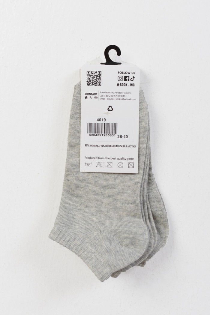 Short socks thin SOCKING 3 Pack 4019