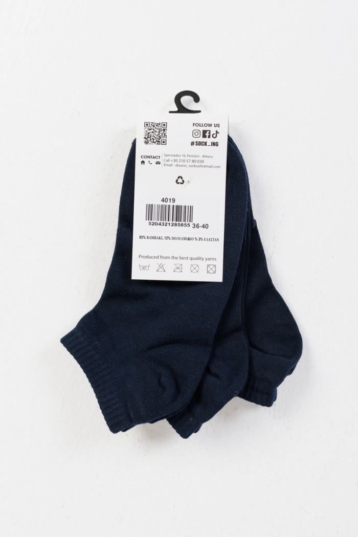 Short socks thin SOCKING 3 Pack 4019