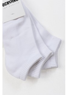 Kurze Sportsocken SOCKING 3er Pack WEISS SCHWARZ 4445 Kurze Sportsocken SOCKING 3er Pack WEISS SCHWARZ 4445