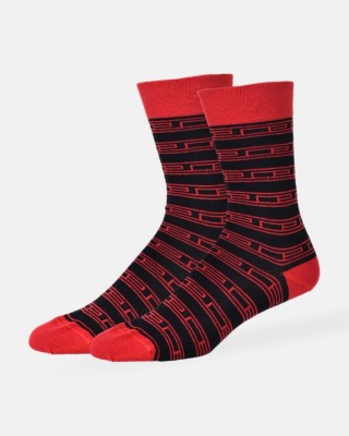 UNISEX socks Casual SOCKING Prelude Red