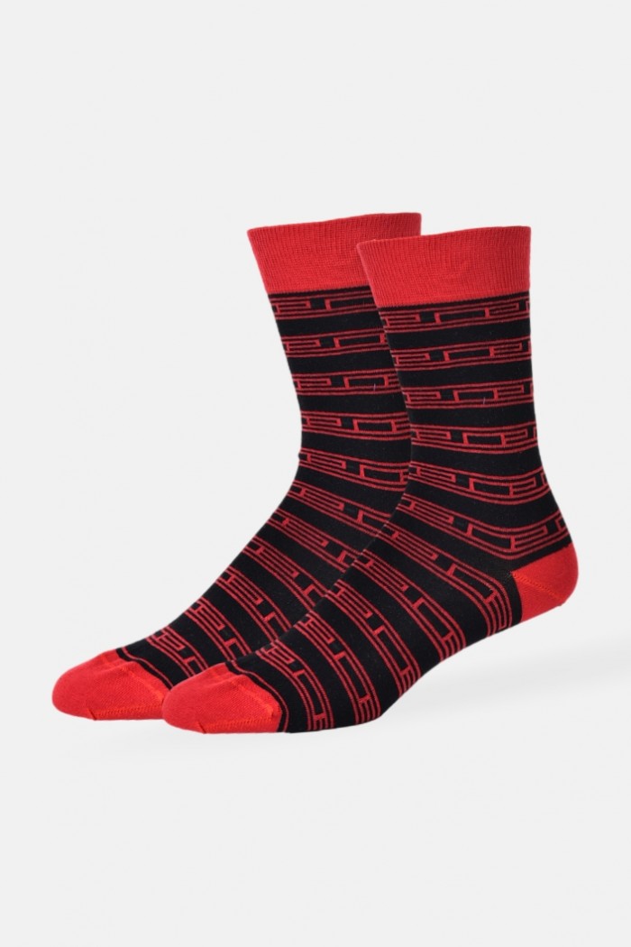 UNISEX socks Casual SOCKING Prelude Red