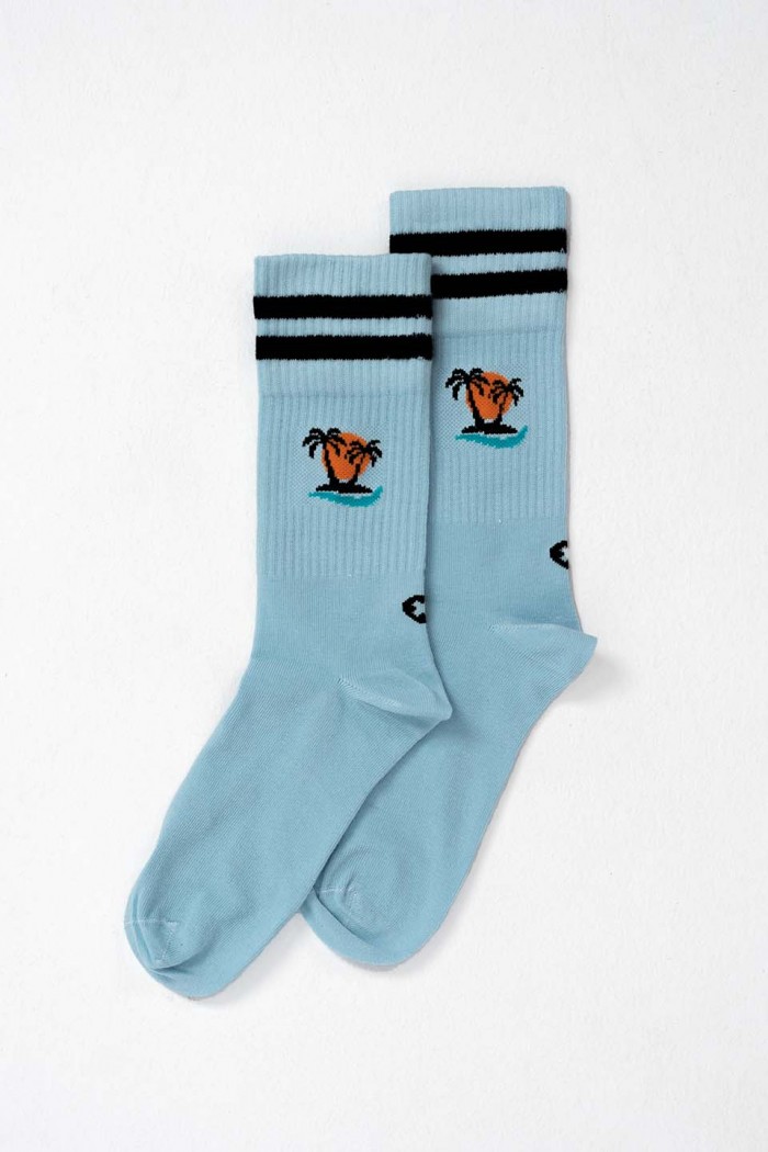 Sportsocken SOCK-ING PALM TREES CIEL