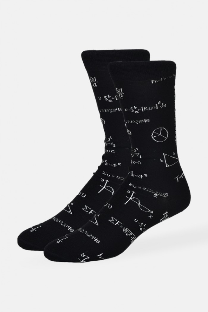 UNISEX Socks with Mathematics patterns