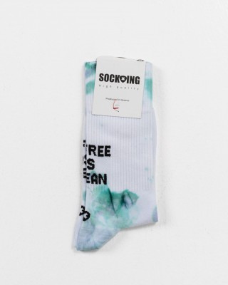 Sports Socks SOCK-ING TIE DYE Ocean Lilac and Grean