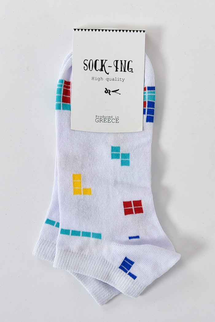 Short socks SOCK-ING TETRIS Black