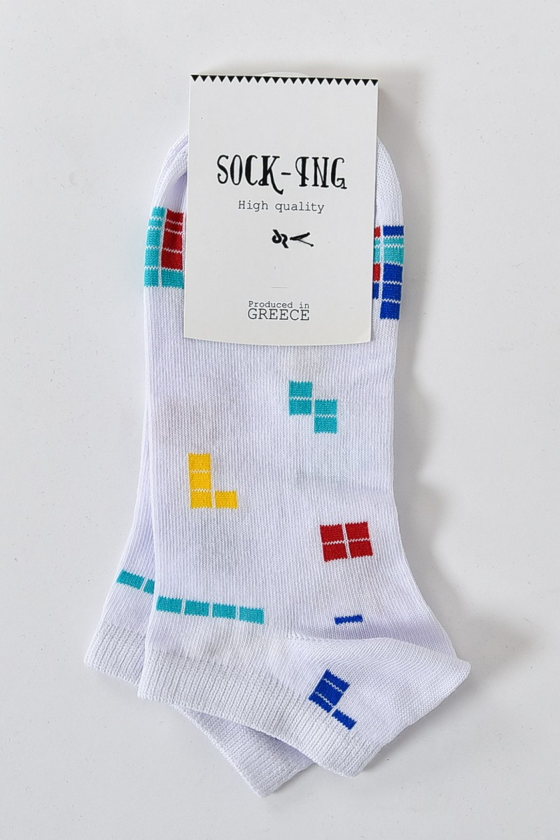 Short socks SOCK-ING TETRIS Black