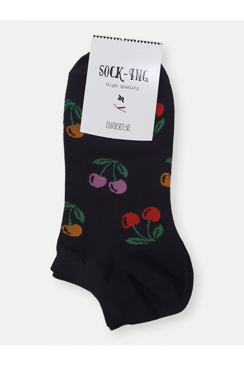 Kurze Socken Women's SOCK-ING Cherry Kurze Socken Women's SOCK-ING Cherry