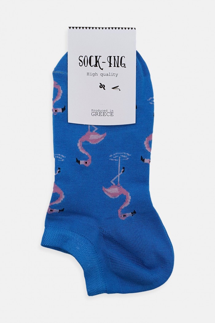 Women's short socks SOCK-ING FLAMINGO White