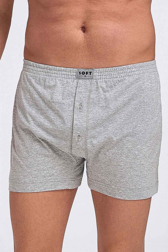 Men's SOFT Boxershorts - Classic mit Knopf