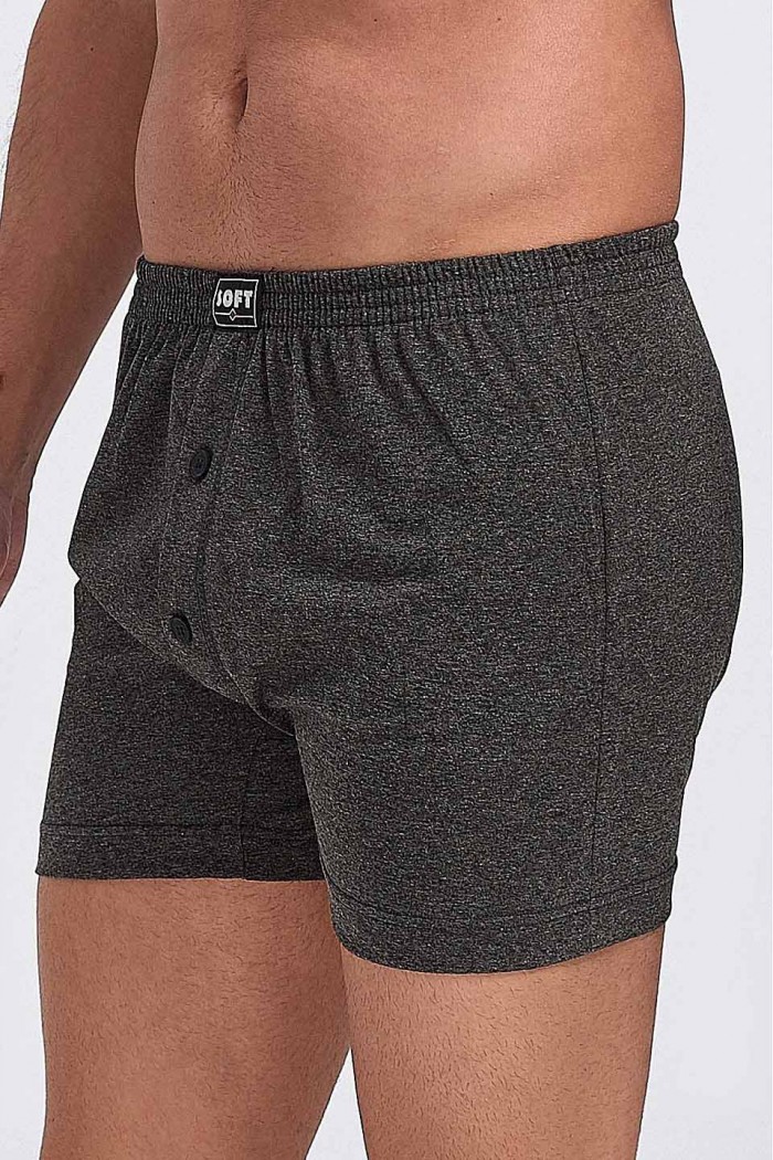 Men's SOFT Boxershorts - Classic mit Knopf