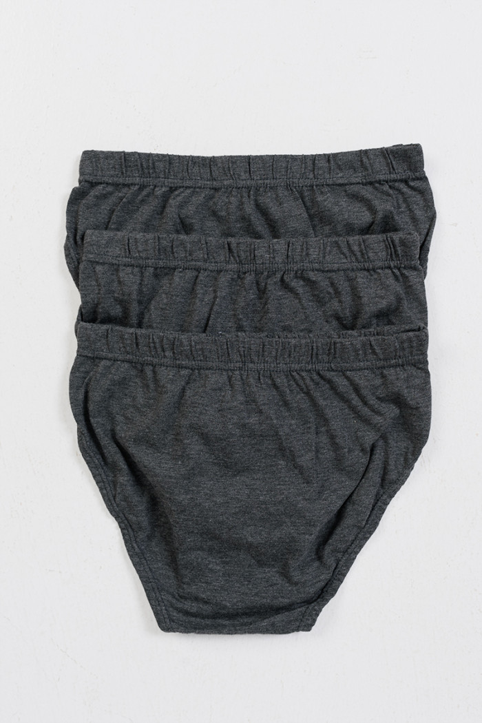 OFFER MEN'S BRIEFS SOFT 3 PACK ANTHRACITE