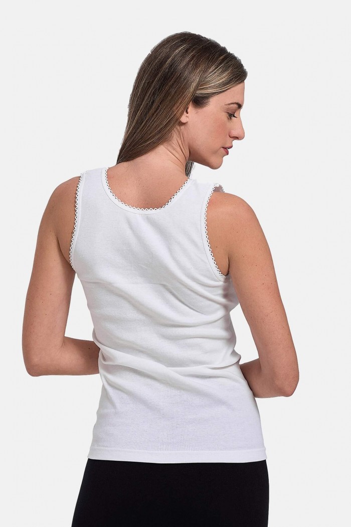 Classic jersey with randa and motif - SOFT - 100% Cotton