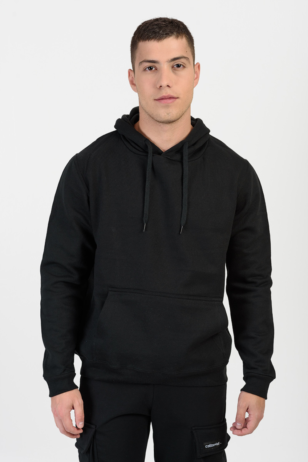 Hooded sweatshirt with hood SOLS SNAKE BLACK