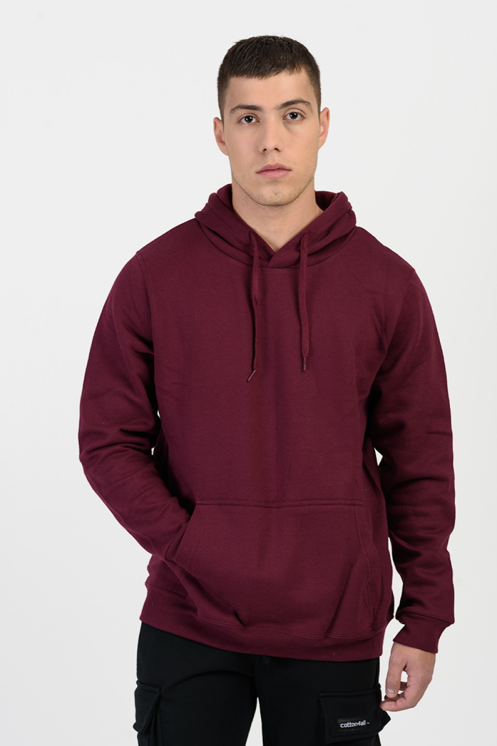 SOLS SNAKE hooded sweatshirt Bordeaux