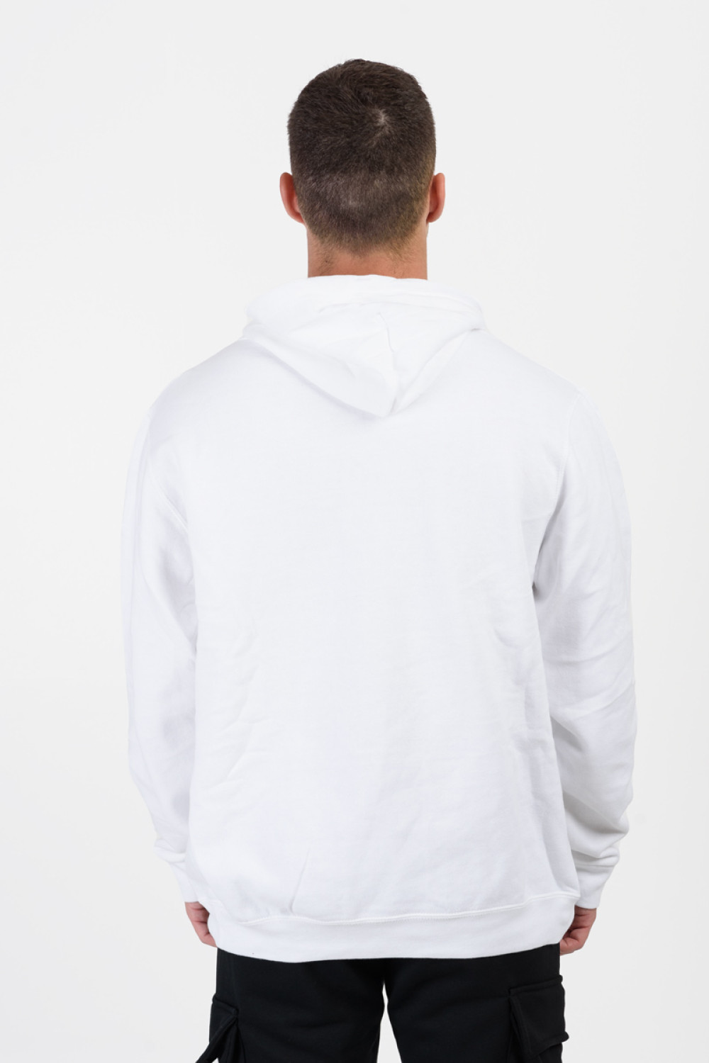 Hooded sweatshirt with hood SOLS SNAKE WHITE