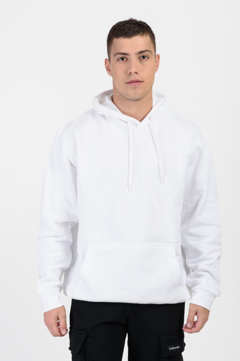 Hooded sweatshirt with hood SOLS SNAKE WHITE