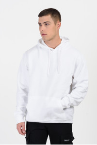 Hooded sweatshirt with hood SOLS SNAKE WHITE