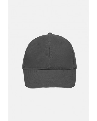 Κλασικό καπέλο τζόκεϋ SOLS BUFFALO 88100 DARK GREY LIGHT GREY