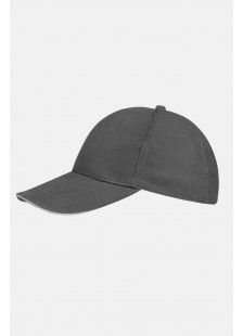 Classic jockey hat SOLS BUFFALO 88100 DARK GREY LIGHT GREY Classic jockey hat SOLS BUFFALO 88100 DARK GREY LIGHT GREY