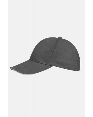 Κλασικό καπέλο τζόκεϋ SOLS BUFFALO 88100 DARK GREY LIGHT GREY